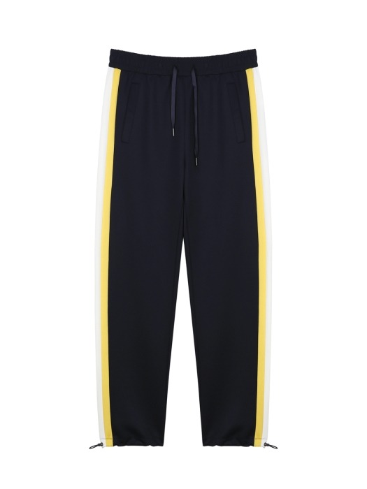 ORDINARY SIDE COLOR BLOCK NAVY TRAINING PANTS