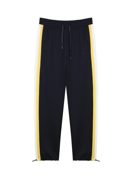 ORDINARY SIDE COLOR BLOCK NAVY TRAINING PANTS