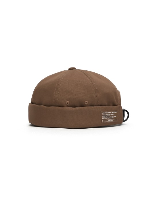 MOLD CAP / TWILL COTTON / D BROWN