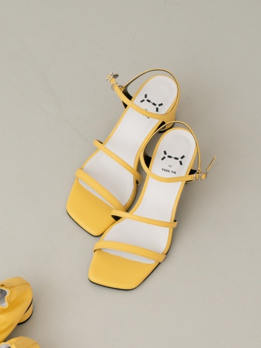 Meringue sandals 6cm / YY9S-S30 Yellow