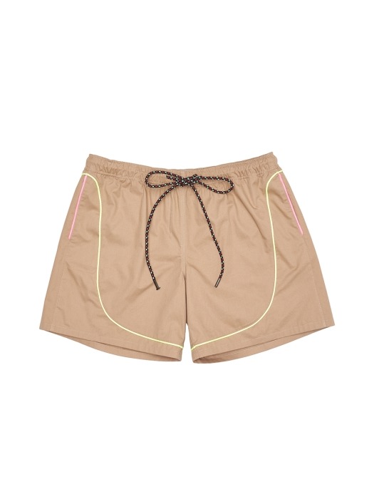 Piping short Beige