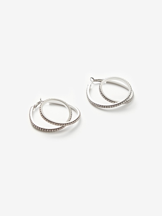 middle coil itself earrings