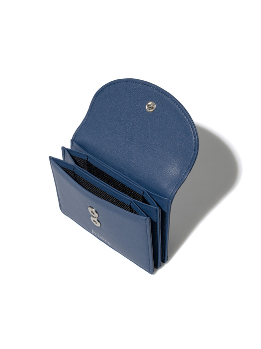 HALFMOON ACCORDION POCKET - DUSTY BLUE