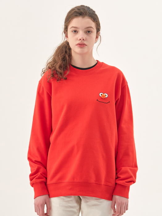 [SS20 SV X Sesame Street] Point Sweatshirts(Red)