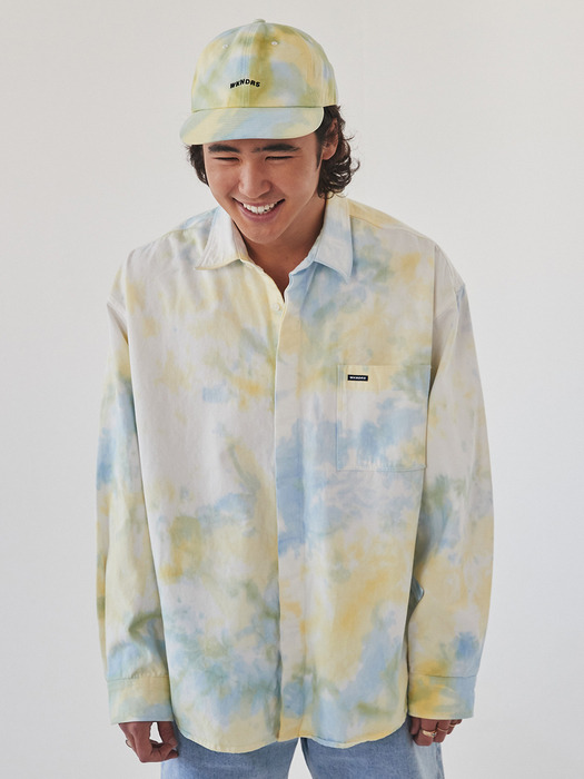 OVERSIZED LS DENIM SHIRT (WHITE)