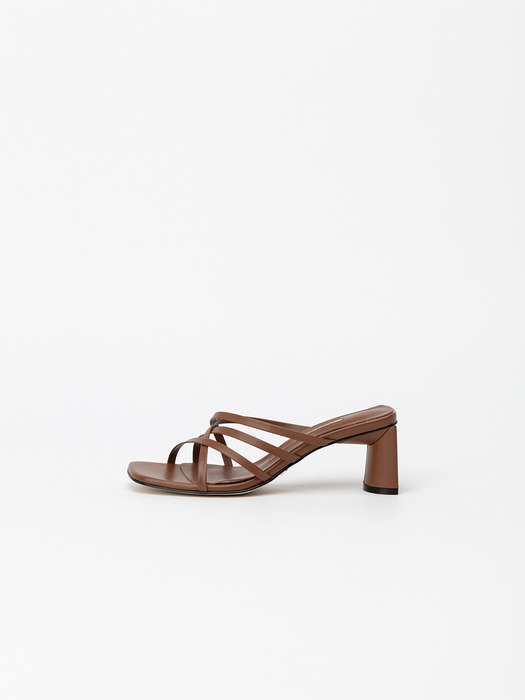 Olafur Strap Mules in Deep Camel