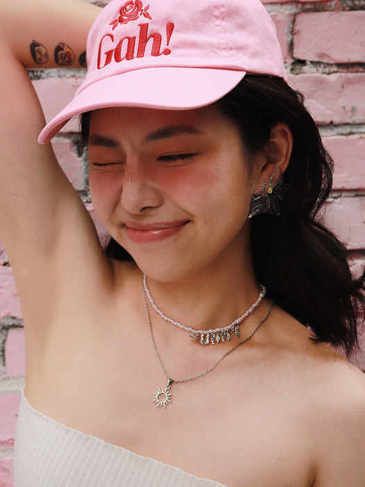 Happy sunny necklace (Pink)