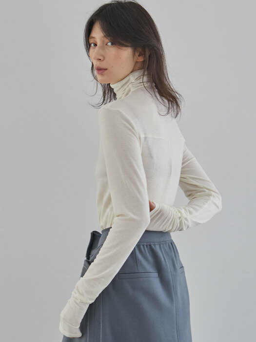 Lily Jersey Top_Ivory