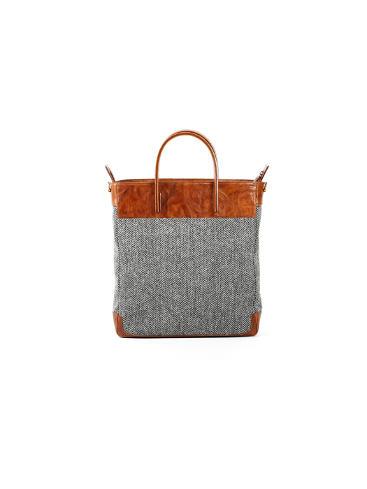 HARRIS TWEED PARQUET TOTE BAG