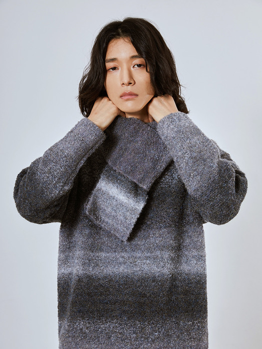 MILKYWAY Alpaca Blended Oversized Knit