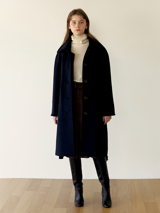 December Belt Coat_Navy