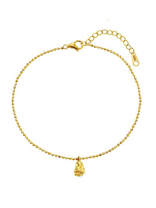 Single Rose Bracelet (gold)
