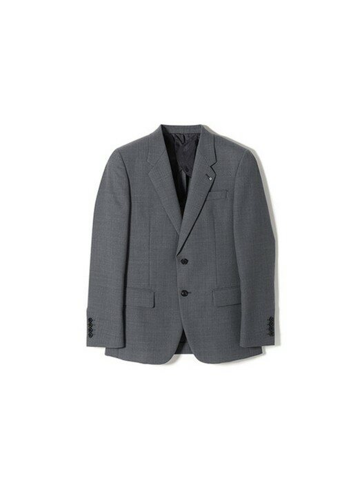 mesh texture grey suit jacket_CWFBS21321GYL