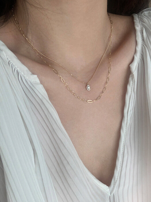 14k Seed Necklace