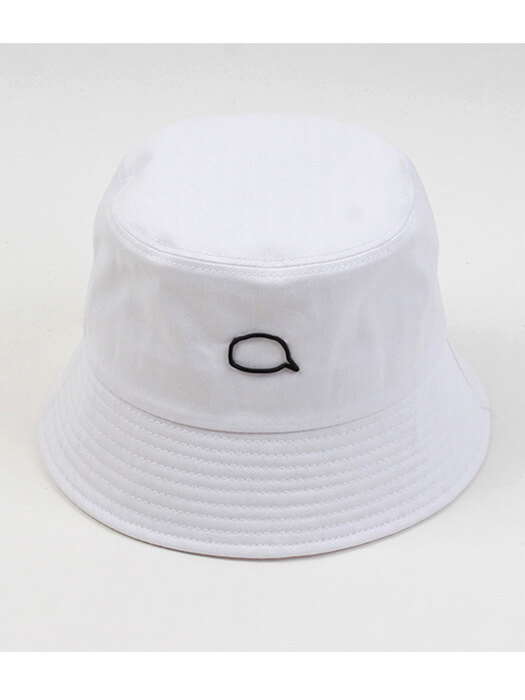 GD Bubble White Drop Bucket Hat 버킷햇