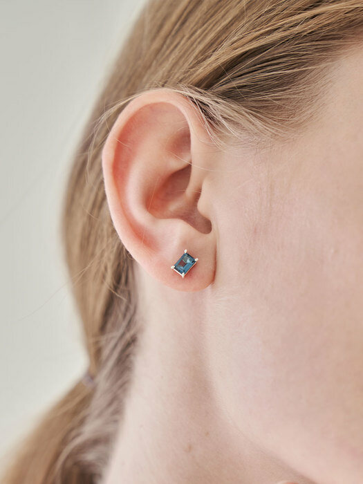 Your Wave Gem Earring (5colors)