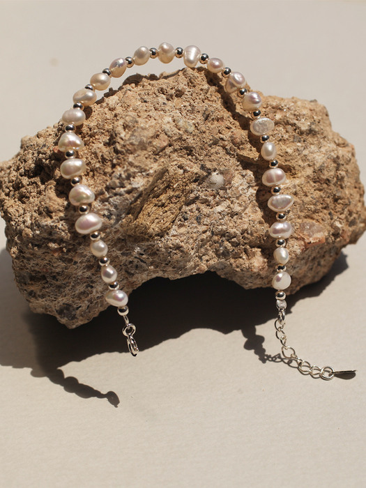 [Silver925] TN64 mix pearl bracelet