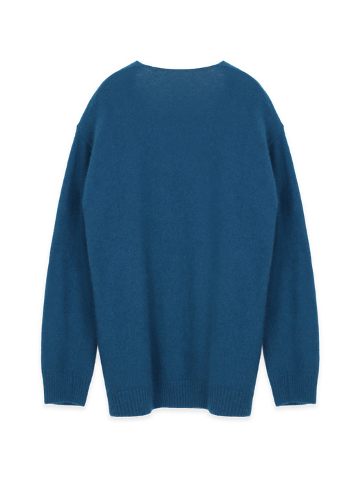 Very Soft Angora Knit Top BLUE