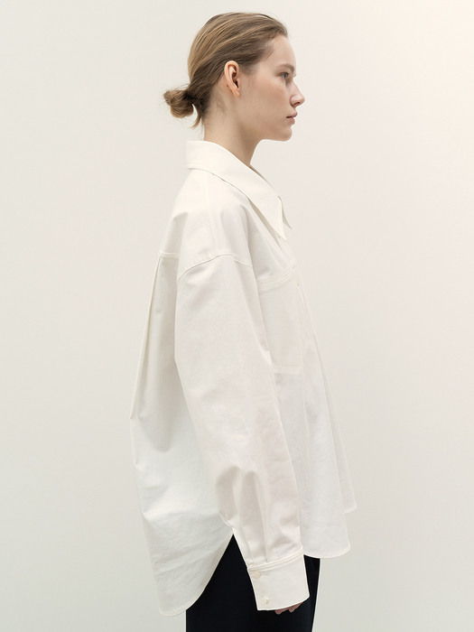 FW20 Hidden Pocket Shirts White 