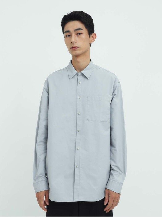 Clean Shirts in Grey Blue