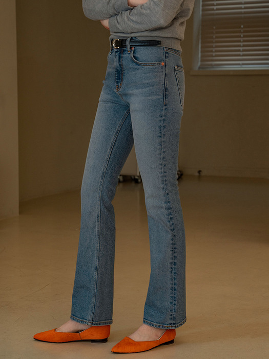 SI JN 6028 stretch retro boot-cut jeans