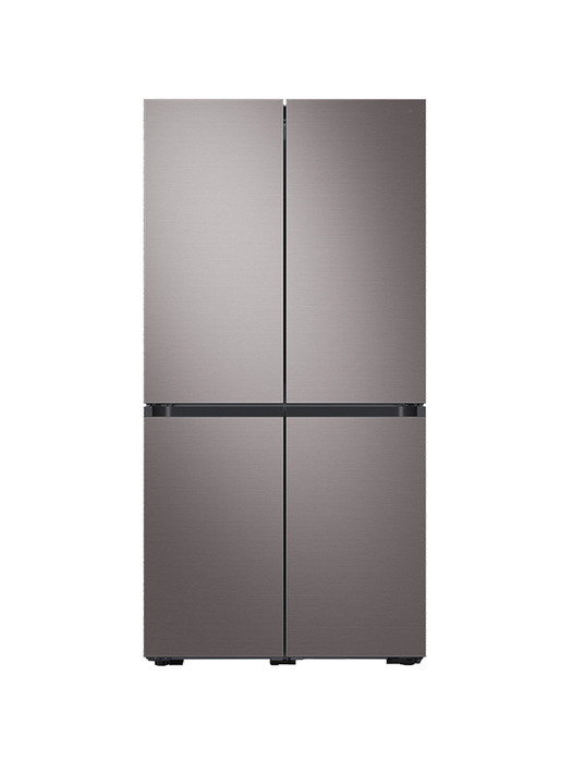 공식파트너 삼성전자 비스포크 양문형 냉장고 RF85B9002T1 4도어 브라우니실버