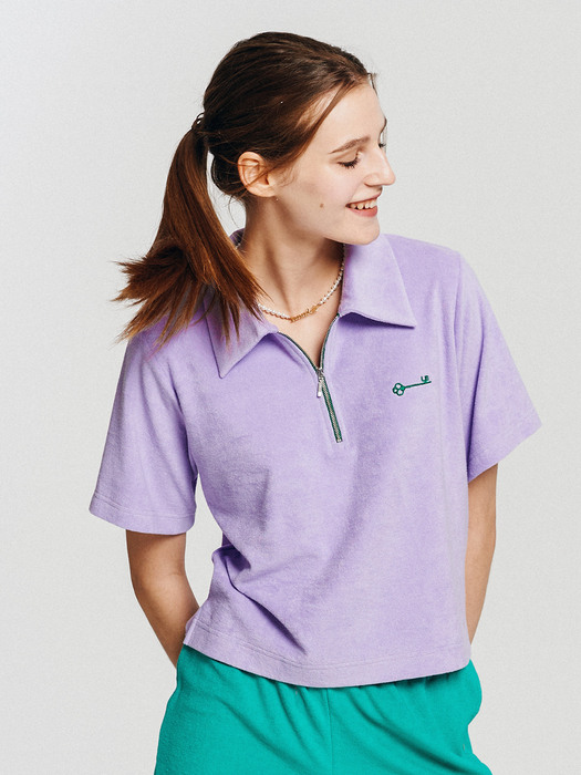 Cotton Candy Polo T_Lavender