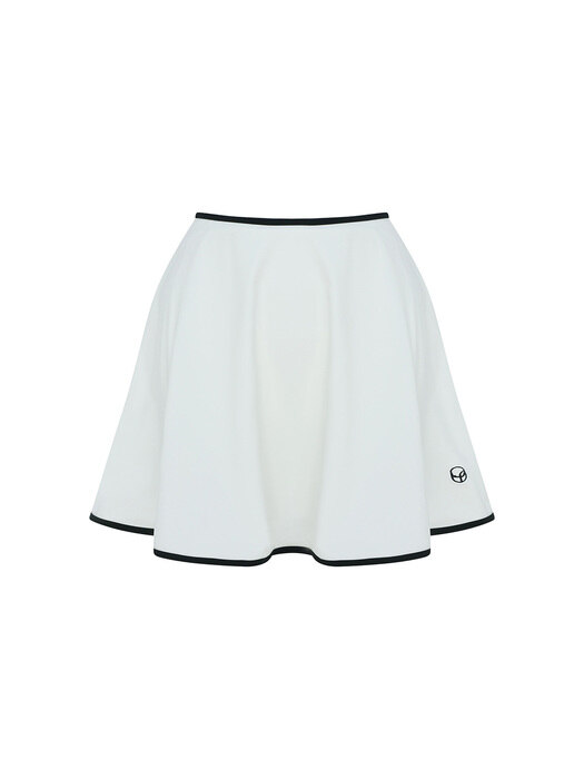 Flare Swim Skirt-Ivory