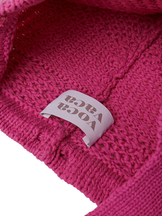 Crochet Bucket Bag_Pink VC2236BG032M