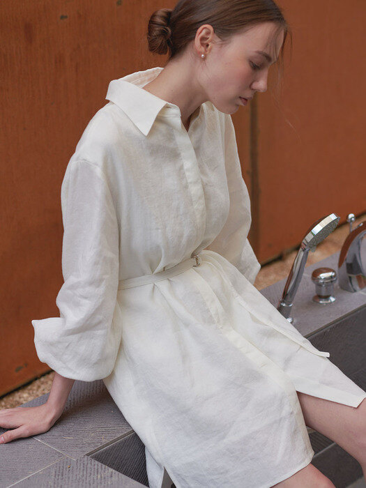 Balloon Linen Shirt OPS_2color