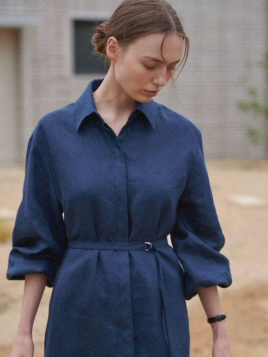 Balloon Linen Shirt OPS_2color