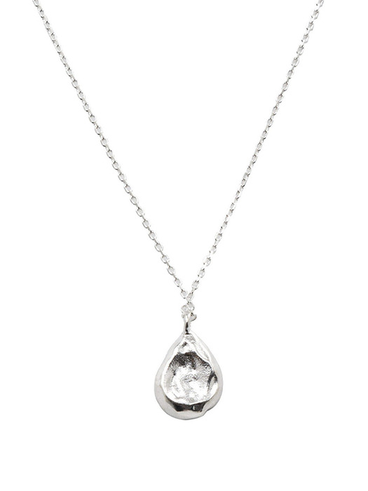 [925 silver] Un.silver.89 / avocat necklace (2 color)