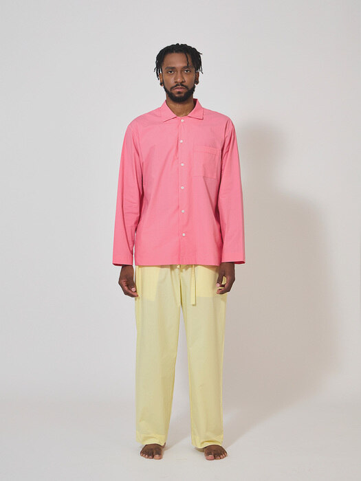 100% Cotton Pajamas for Unisex (Pink/Yellow)
