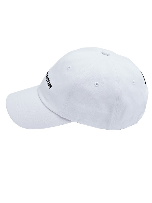 AMLB001 LOGO BALL CAP WHITE