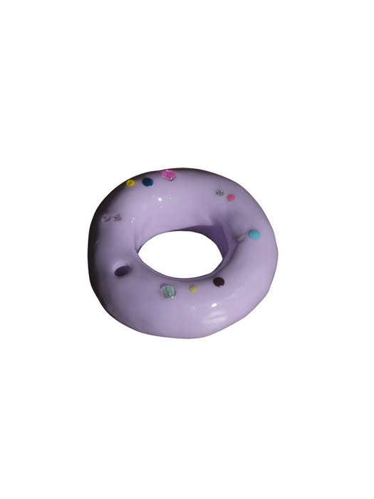 lilac doughnut incense holder