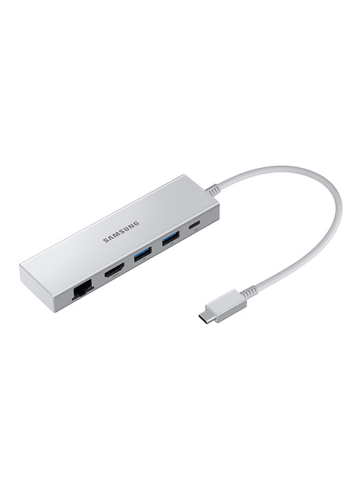 삼성 정품 5in1 USB허브 C타입 멀티포트 이더넷 어댑터(2022) EE-P5400