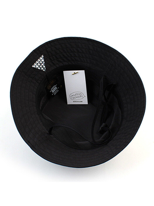 String Black Poly Bucket Hat 폴리버킷햇