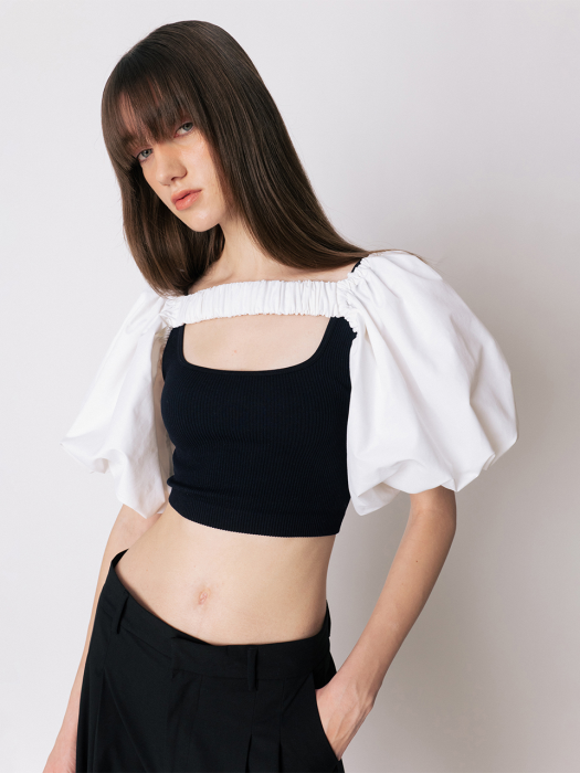 CO RIBBON TIE BOLERO_WHITE