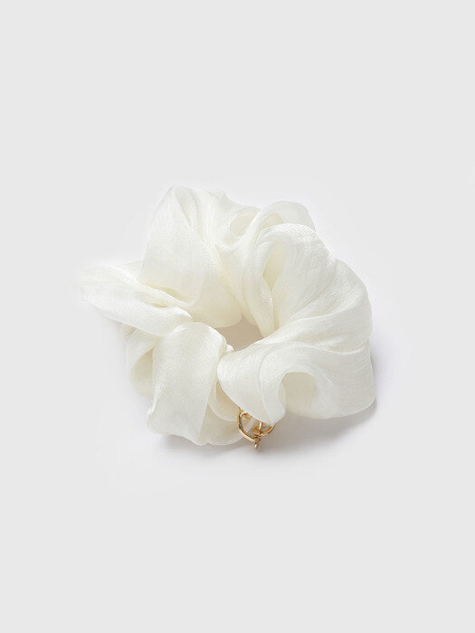 Deco gold scrunchie hairband - 2color