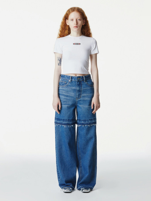 3280 Cropped T-Shirt (White)