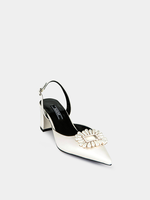 Lila Sling-backs / ivory