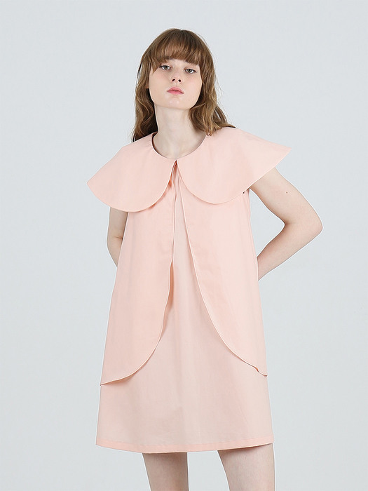MARTA Mini Dress-Shell Pink