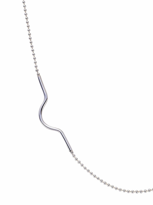 기와 라인 포인트 목걸이 Giwa line point necklace