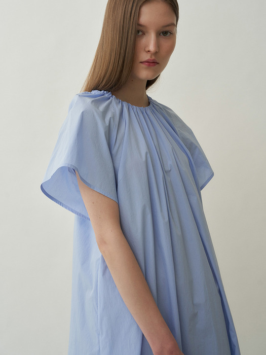 back string dress (light blue)
