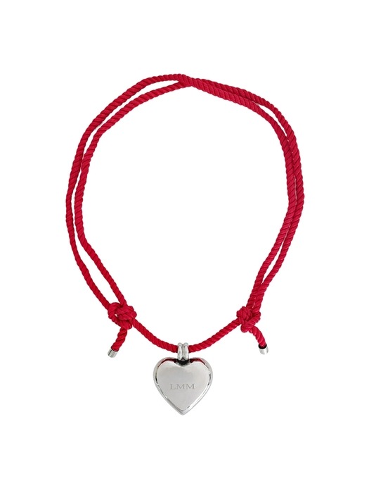 Big LMM Heart Rope Necklace