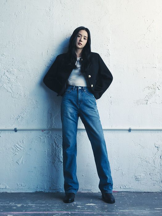パンツ ^Dunst^ LINEAR STRAIGHT JEANS CLASSIC BLUE UDPA4C211B2 던스트]LINEAR STRAIGHT JEANS CLASSIC BLUE_UDPA3C211B2