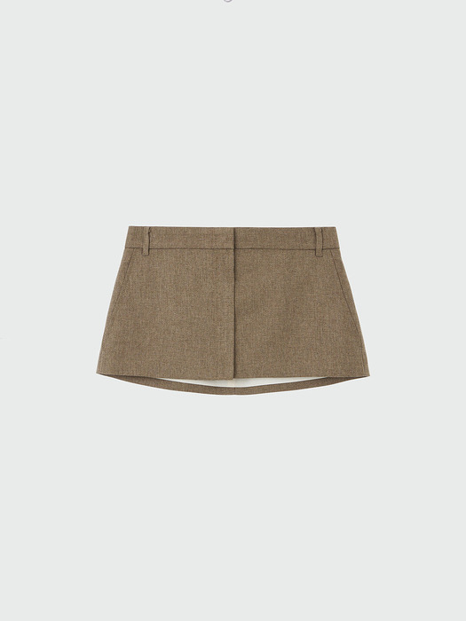 XINAN Layered Skirt Belt - Khaki
