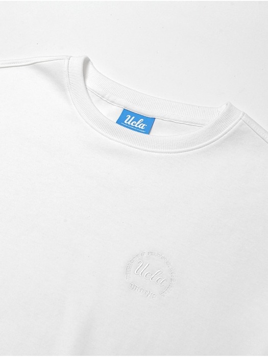 남여공용 베이직 크루넥 긴팔 티셔츠[O-WHITE](UZ9LT80_33)