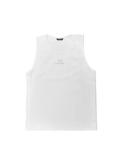 SUPPORTSERIES TRACK TANK TOP WHITE