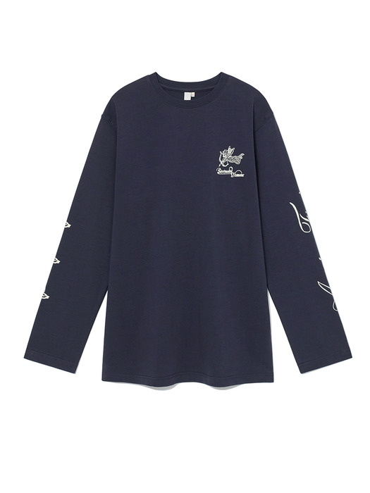 Cupid Long Sleeve T-shirt UNISEX Navy